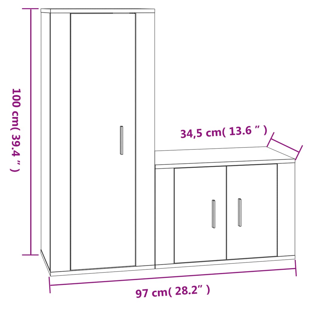 8720845902087_g_en_hd_5 vidaXL 2 Piece TV Cabinet Set Grey Sonoma Engineered Wood - Image 8
