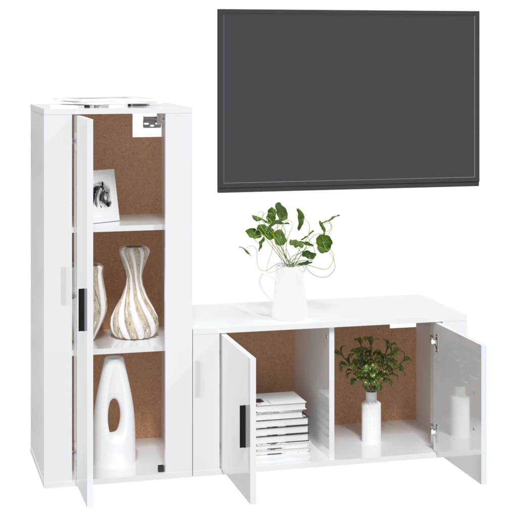 8720845902124_g_en_hd_1 vidaXL 2 Piece TV Cabinet Set High Gloss White Engineered Wood - Image 4