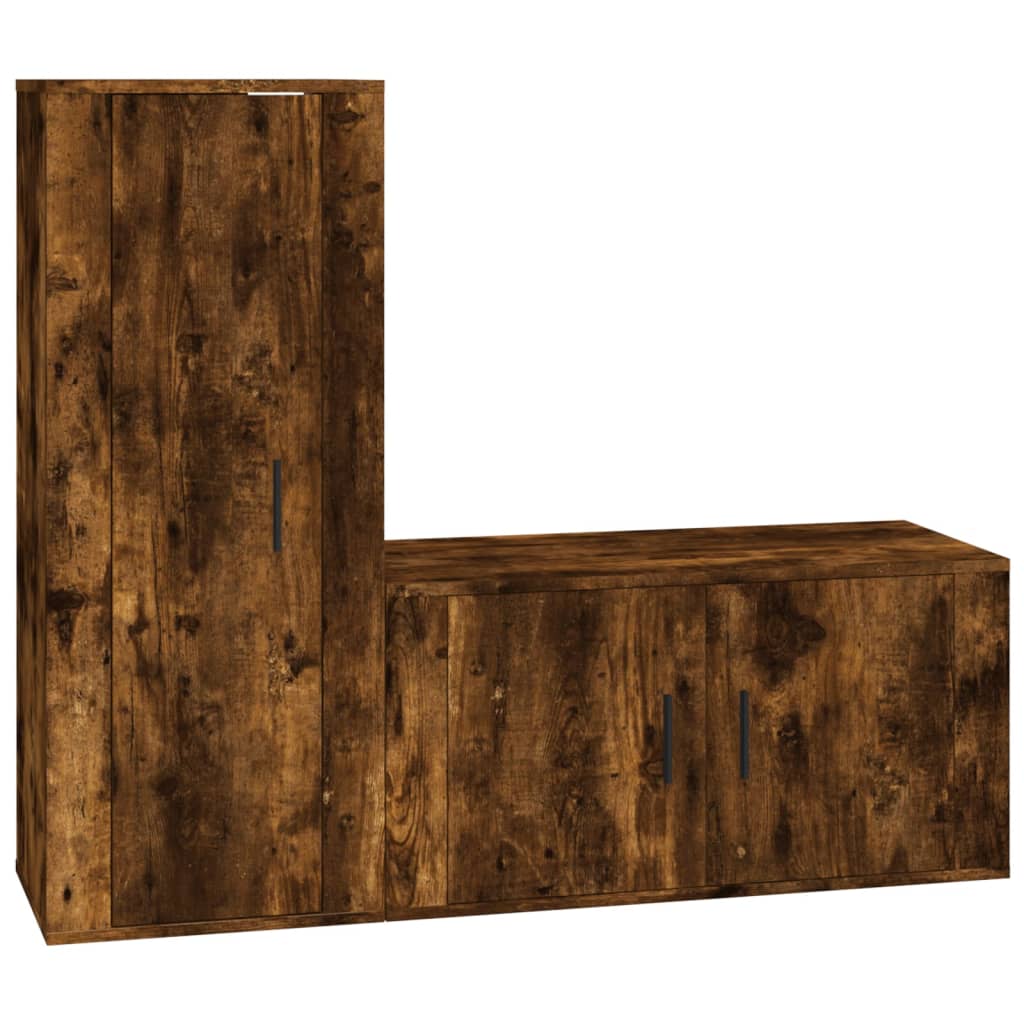 8720845902155_a_en_hd_1 vidaXL 2 Piece TV Cabinet Set Smoked Oak Engineered Wood - Image 2
