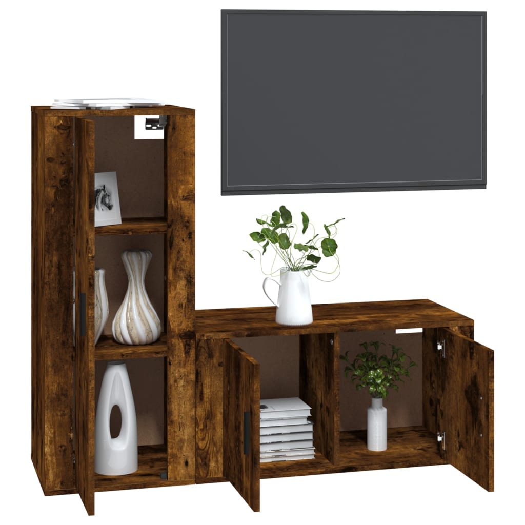 8720845902155_g_en_hd_1 vidaXL 2 Piece TV Cabinet Set Smoked Oak Engineered Wood - Image 4