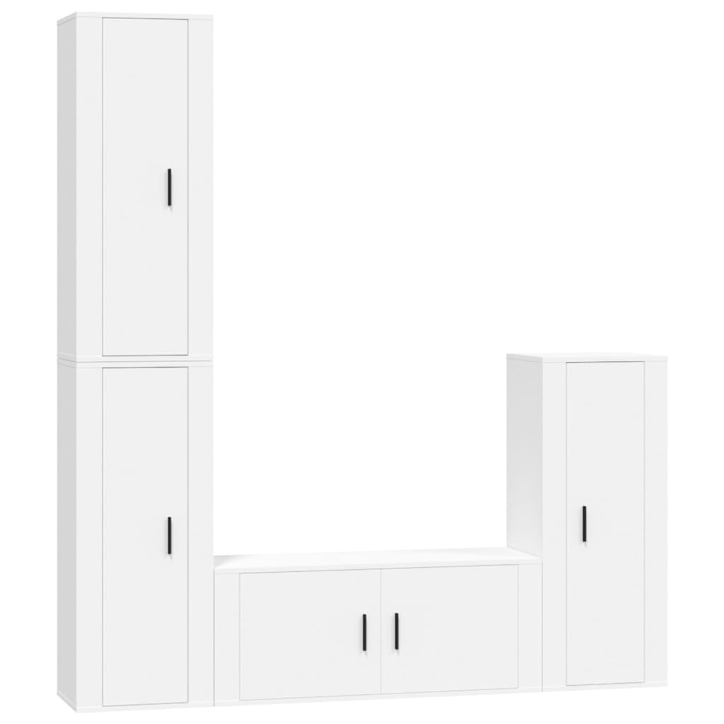 8720845902742_a_en_hd_1 vidaXL 4 Piece TV Cabinet Set White Engineered Wood - Image 2