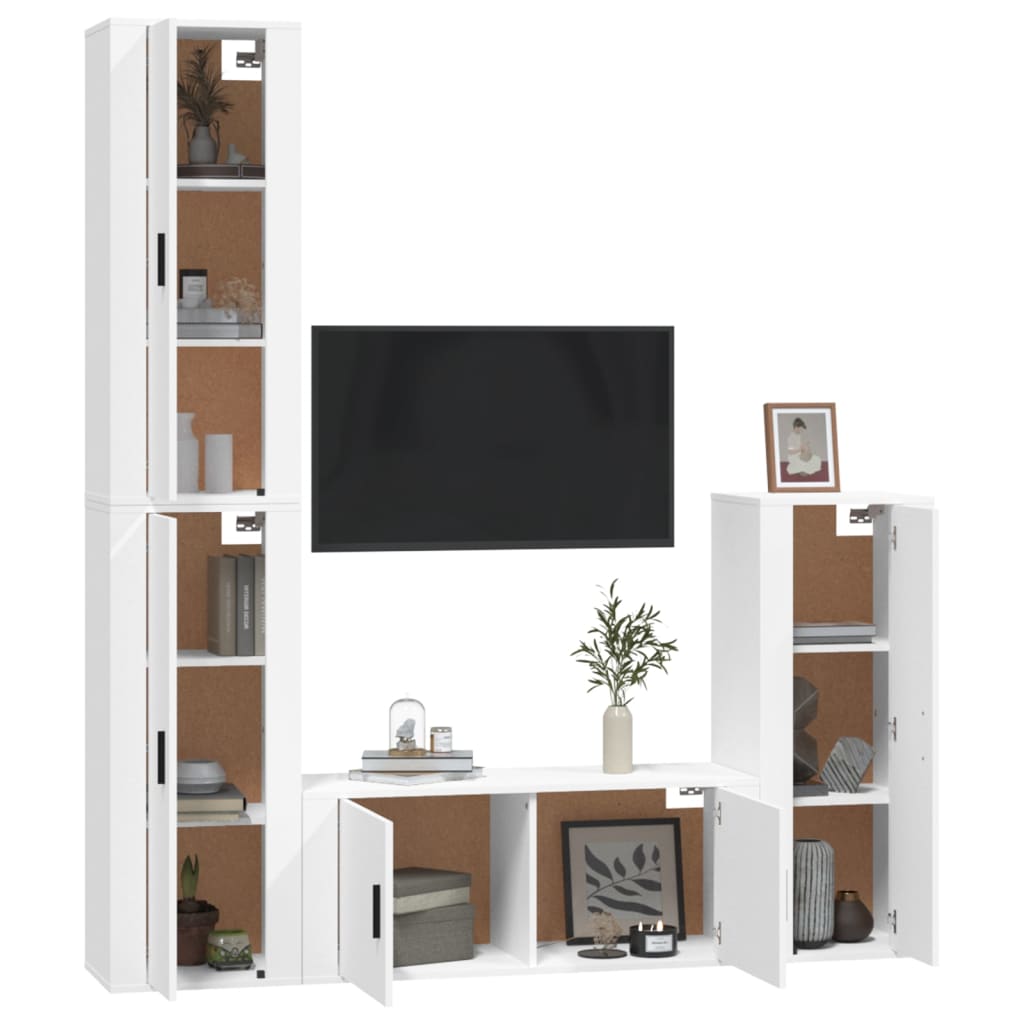 8720845902742_g_en_hd_1 vidaXL 4 Piece TV Cabinet Set White Engineered Wood - Image 4