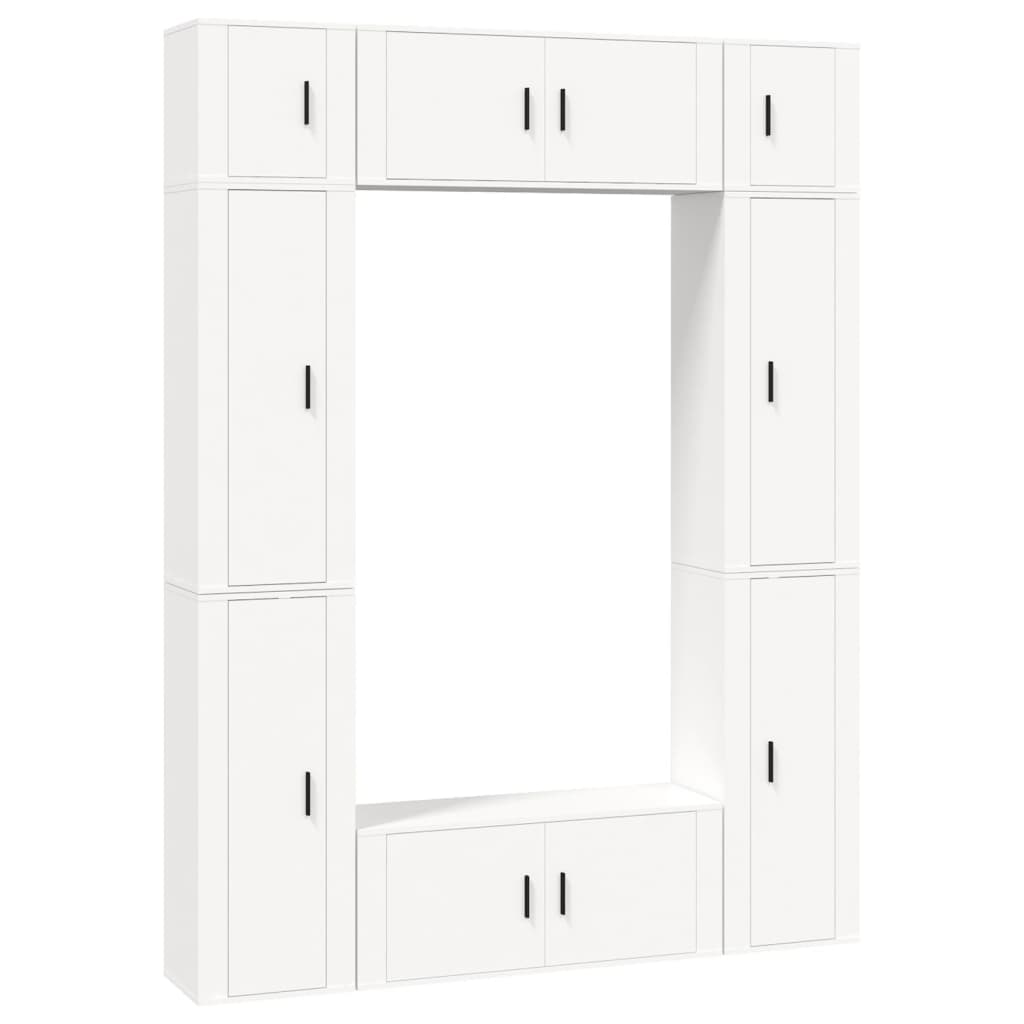 8720845902988_a_en_hd_1 vidaXL 8 Piece TV Cabinet Set White Engineered Wood - Image 2