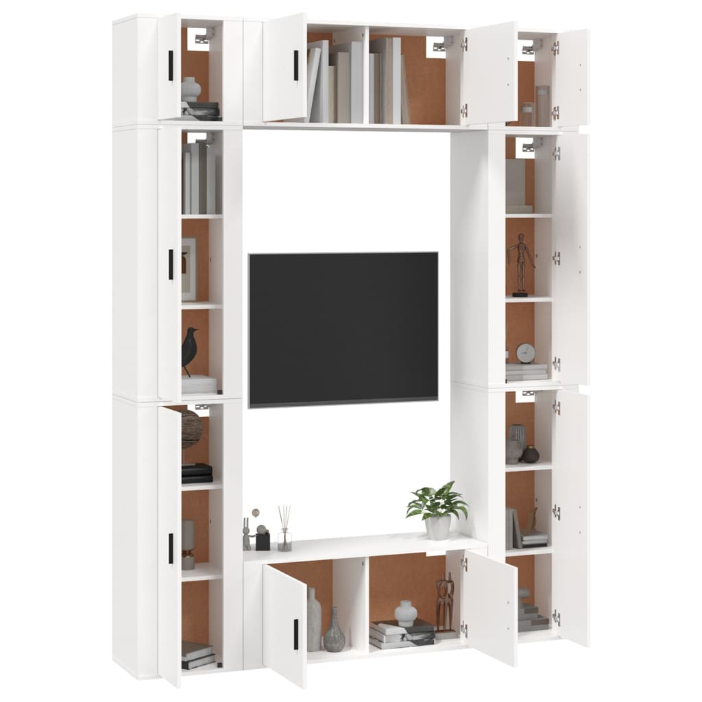 8720845902988_g_en_hd_1 vidaXL 8 Piece TV Cabinet Set White Engineered Wood - Image 4