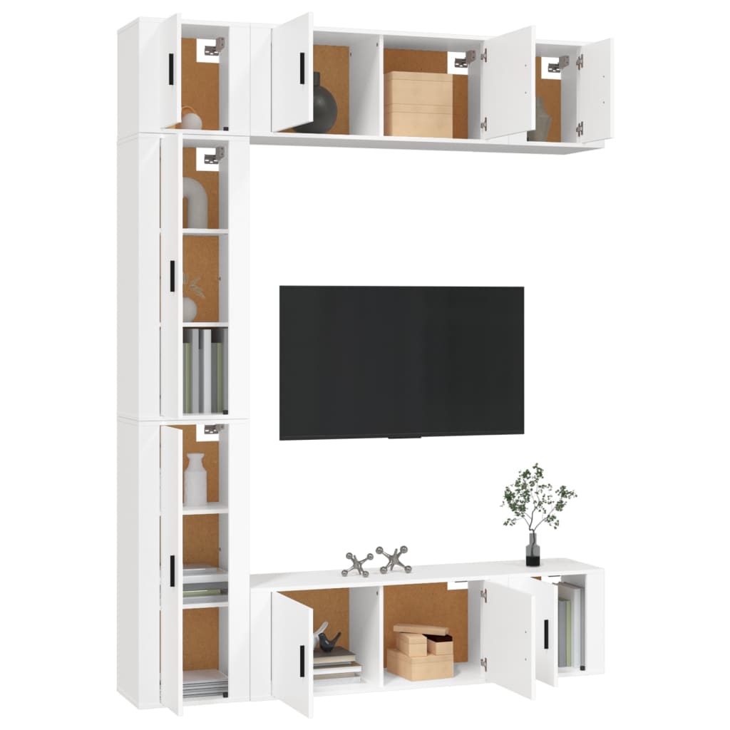 8720845903060_g_en_hd_1 vidaXL 7 Piece TV Cabinet Set White Engineered Wood - Image 4