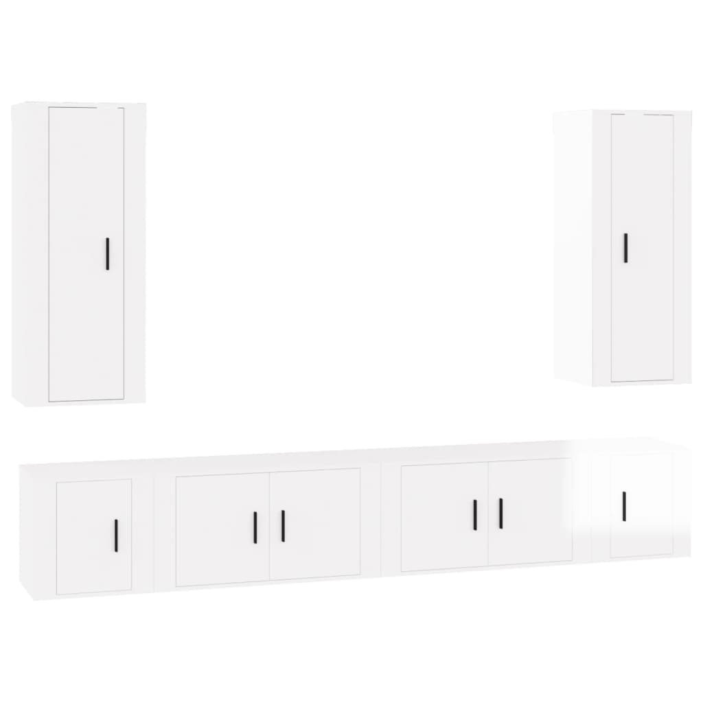 8720845903244_a_en_hd_1 vidaXL 6 Piece TV Cabinet Set High Gloss White Engineered Wood - Image 2