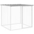 vidaXL Chicken Cage with Roof Light Grey 103x98x90 cm Galvanised Steel - Image 2