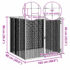 vidaXL Chicken Cage with Roof Light Grey 103x98x90 cm Galvanised Steel - Image 5