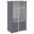 vidaXL Bird Cage Anthracite 115x78x200 cm Galvanised Steel - Image 2