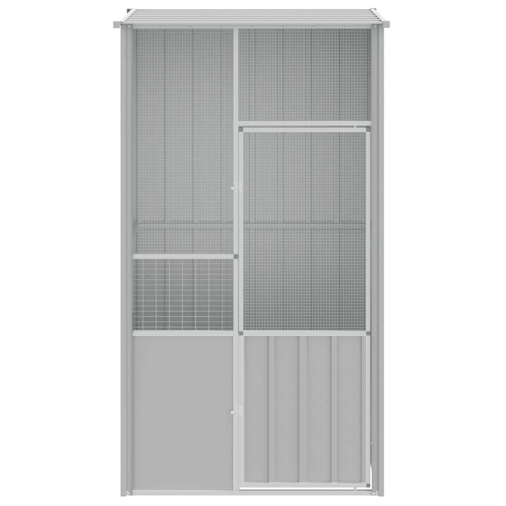 8720845903725_g_en_hd_1 vidaXL Bird Cage Grey 115x78x200 cm Galvanised Steel - Image 3