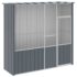 vidaXL Bird Cage Anthracite 215x78x200 cm Galvanised Steel - Image 2