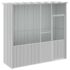 vidaXL Bird Cage Grey 215x78x200 cm Galvanised Steel - Image 2