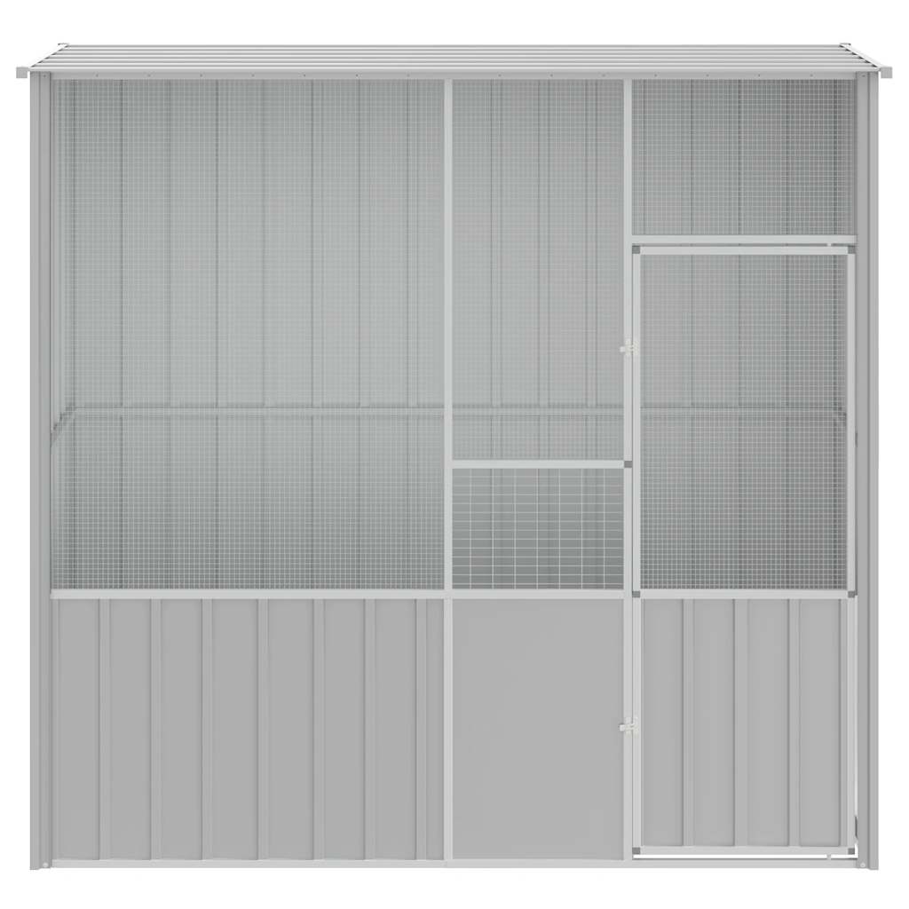 8720845903749_g_en_hd_1 vidaXL Bird Cage Grey 215x78x200 cm Galvanised Steel - Image 3