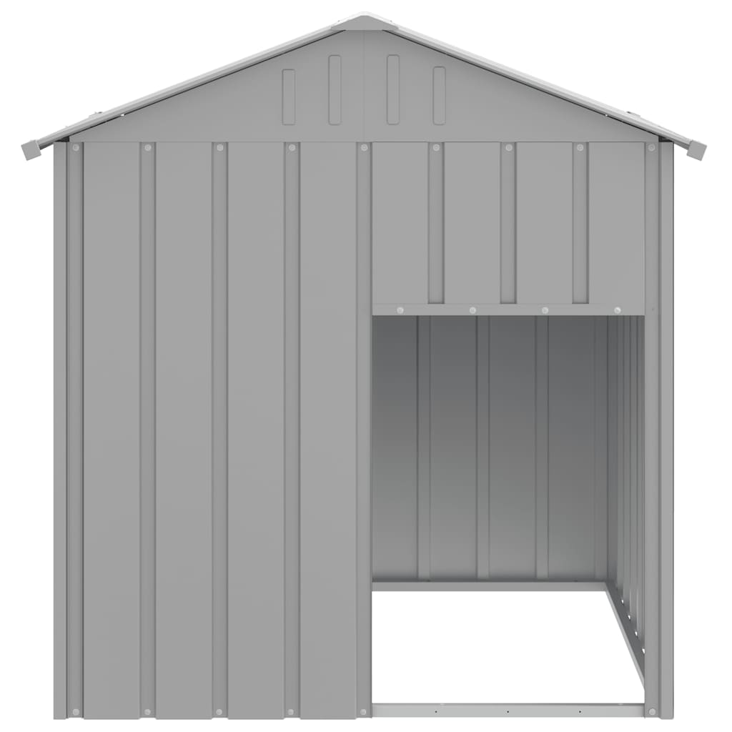 8720845903794_g_en_hd_1 vidaXL Dog House with Roof Light Grey 117x103x123 cm Galvanised Steel - Image 3