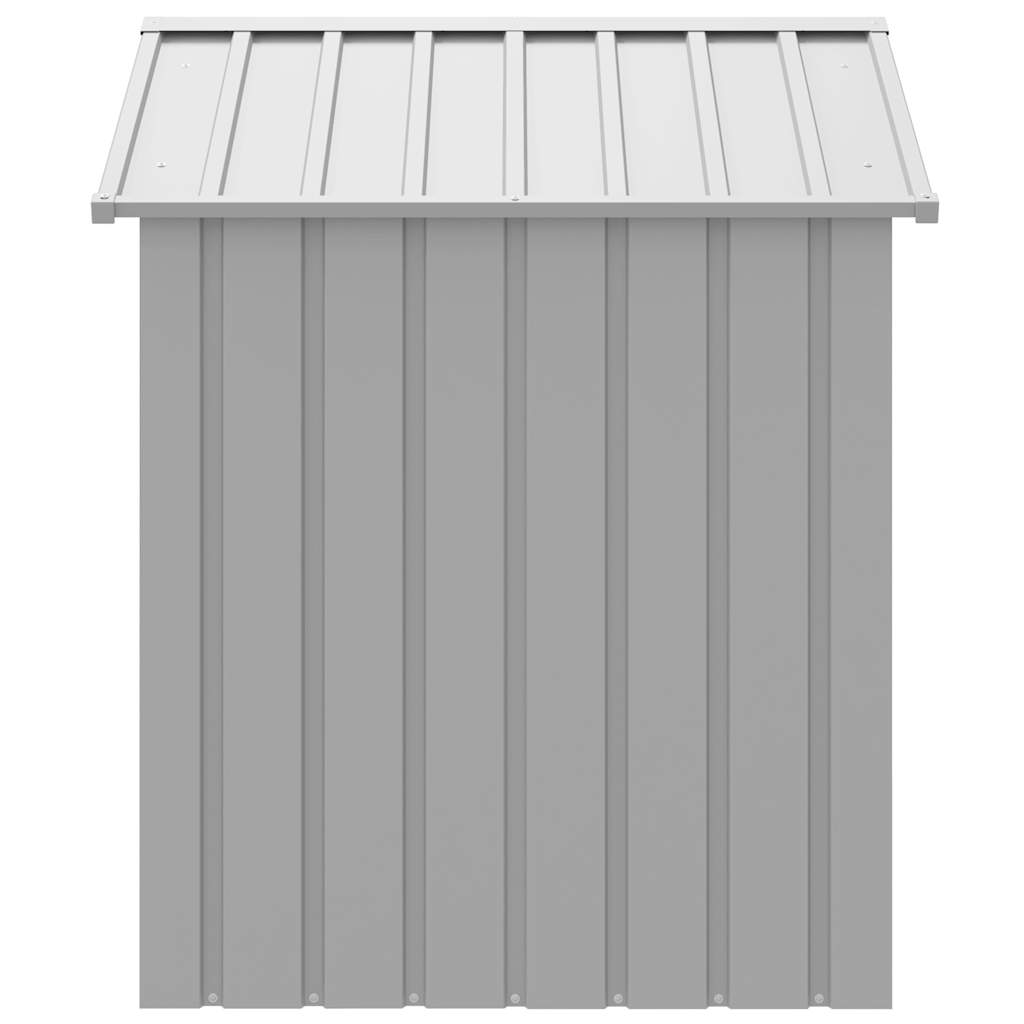 8720845903794_g_en_hd_2 vidaXL Dog House with Roof Light Grey 117x103x123 cm Galvanised Steel - Image 4