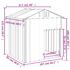 vidaXL Dog House with Roof Light Grey 117x103x123 cm Galvanised Steel - Image 5