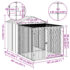 vidaXL Chicken Cage with Run Light Grey 117x201x123 cm Galvanised Steel - Image 5