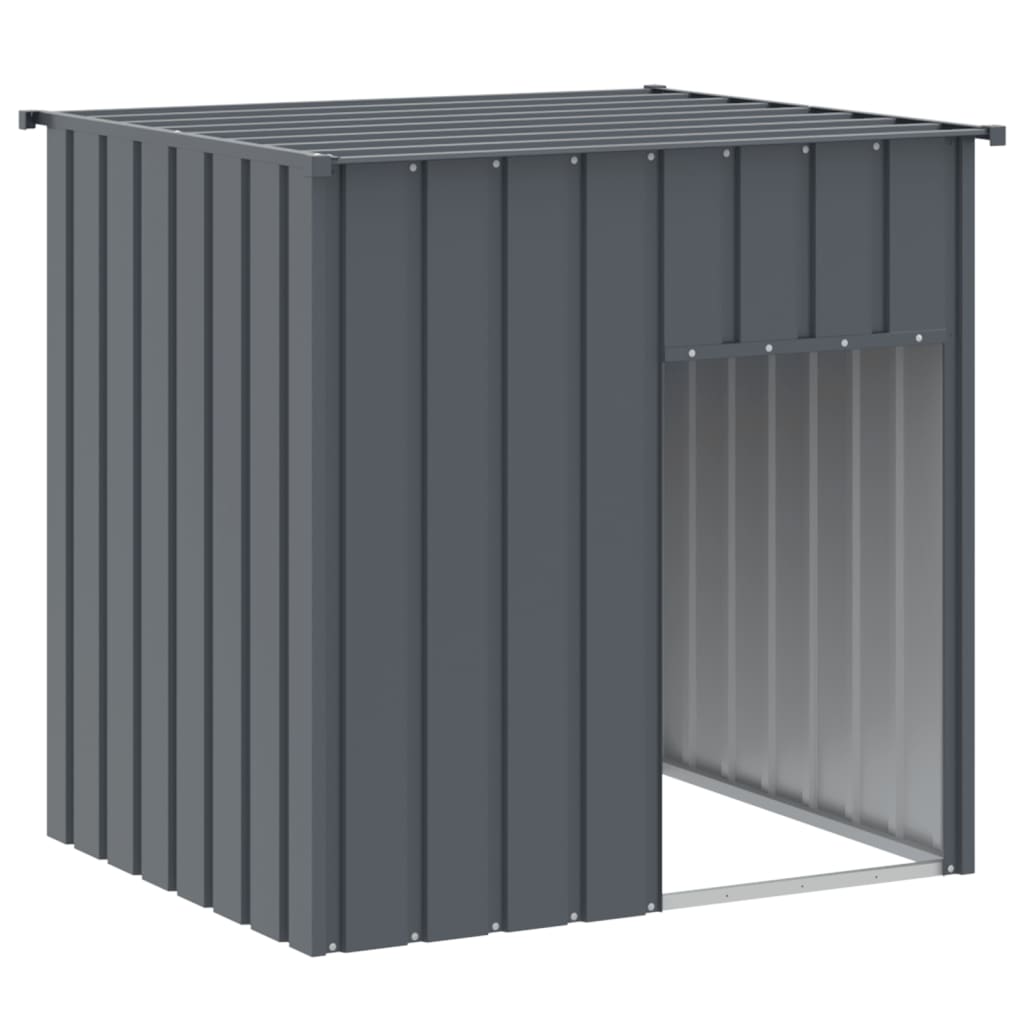 8720845903848_a_en_hd_1 vidaXL Dog House with Roof Anthracite 110x103x109 cm Galvanised Steel - Image 2