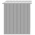 vidaXL Dog House with Roof Light Grey 110x103x109 cm Galvanised Steel - Image 4