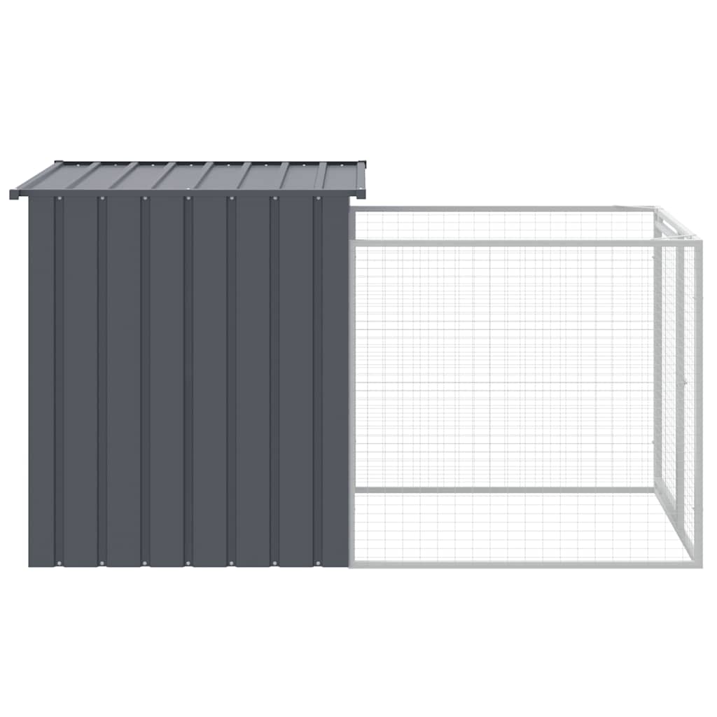 8720845903862_g_en_hd_2 vidaXL Dog House with Run Anthracite 110x201x110 cm Galvanised Steel - Image 4