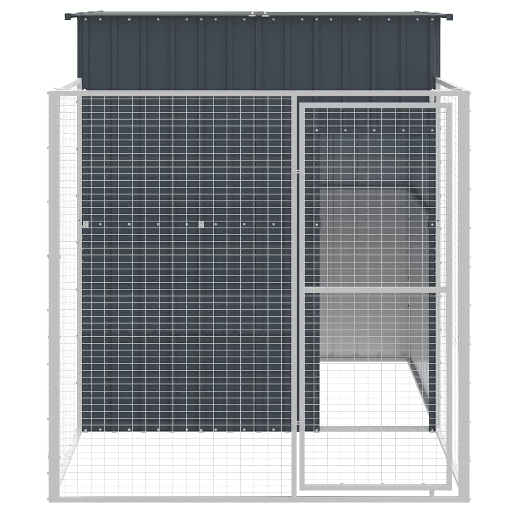8720845903947_g_en_hd_1 vidaXL Dog House with Run Anthracite 165x251x181 cm Galvanised Steel - Image 3