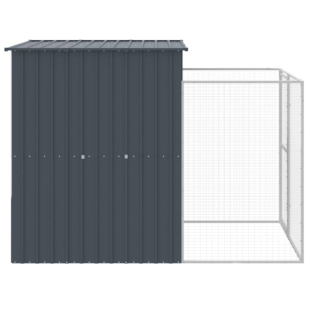 8720845903947_g_en_hd_2 vidaXL Dog House with Run Anthracite 165x251x181 cm Galvanised Steel - Image 4