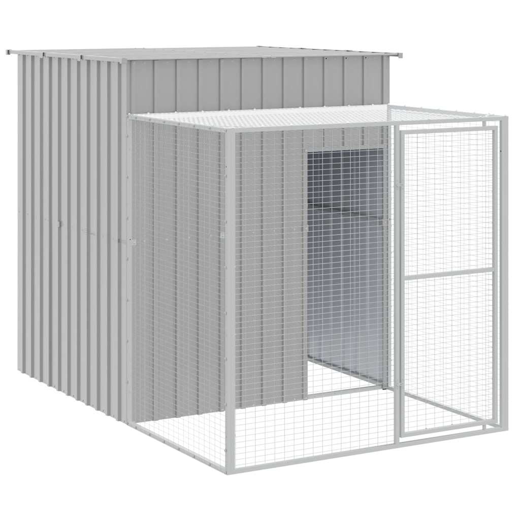 8720845903978_a_en_hd_1 vidaXL Chicken Cage with Run Light Grey 165x251x181 cm Galvanised Steel - Image 2