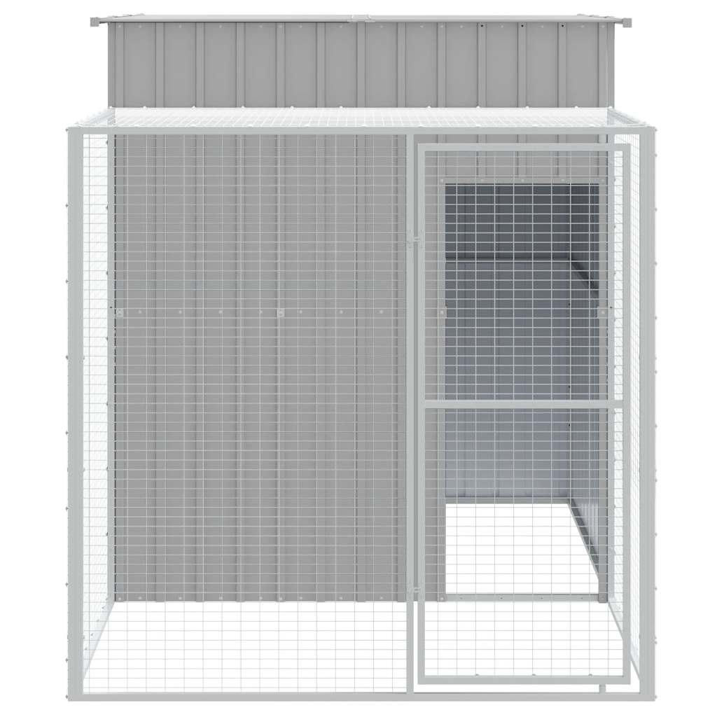 8720845903978_g_en_hd_1 vidaXL Chicken Cage with Run Light Grey 165x251x181 cm Galvanised Steel - Image 3
