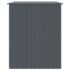 vidaXL Dog House with Roof Anthracite 214x153x181 cm Galvanised Steel - Image 4