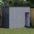 vidaXL Dog House with Roof Anthracite 214x153x181 cm Galvanised Steel