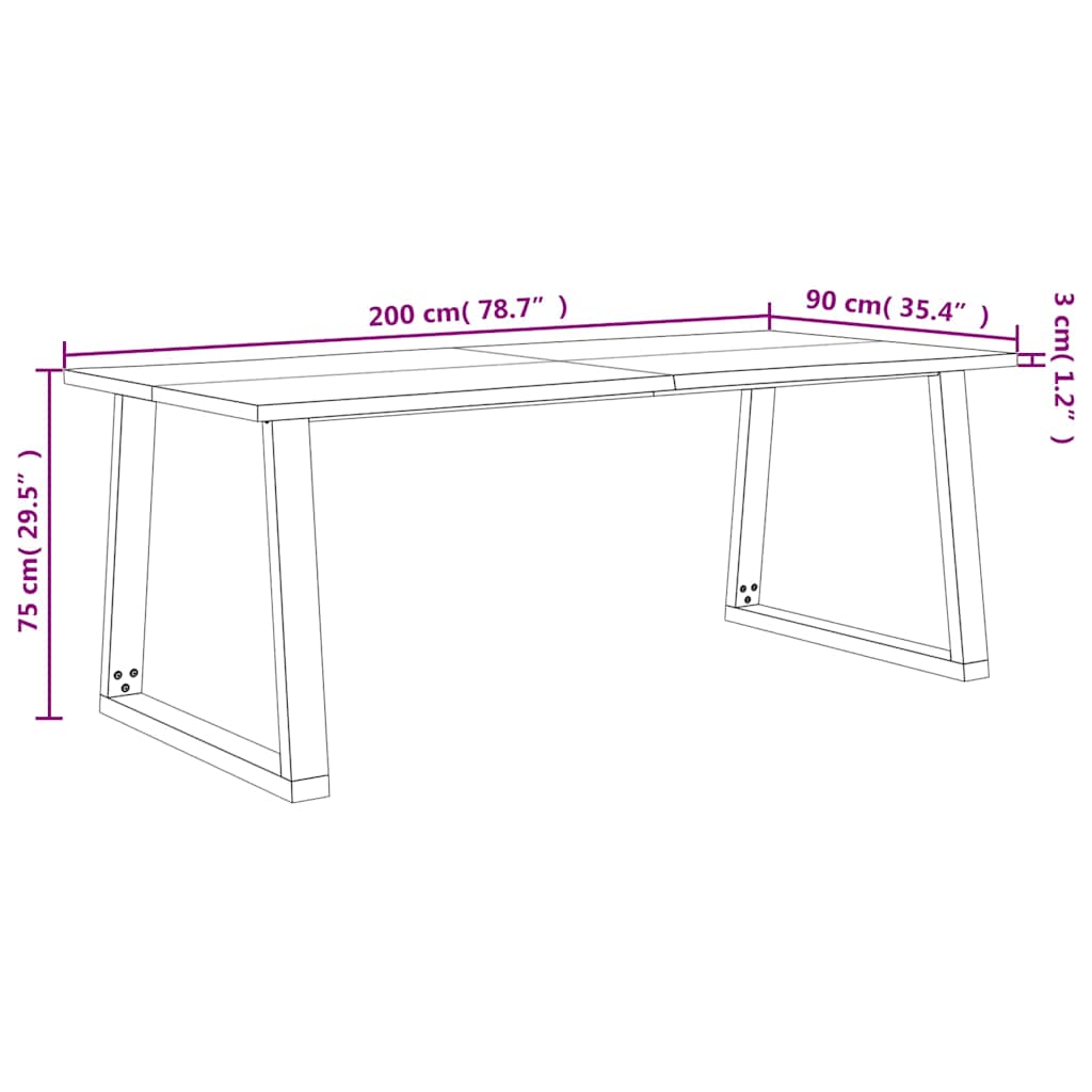8720845913298_g_en_hd_7 vidaXL Dining Table with Live Edge 200x90x75 cm Solid Wood Acacia - Image 10