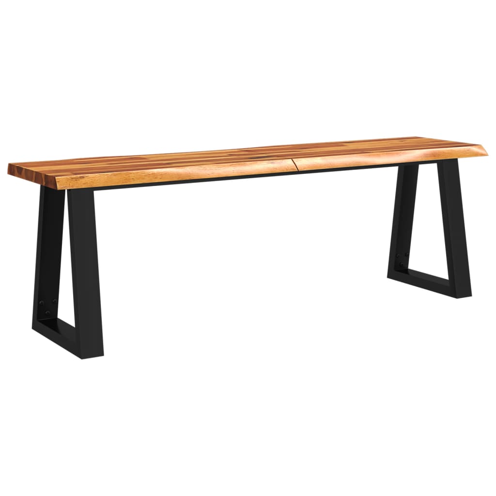 8720845913311_a_en_hd_1 vidaXL Bench with Live Edge 140 cm Solid Wood Acacia - Image 2