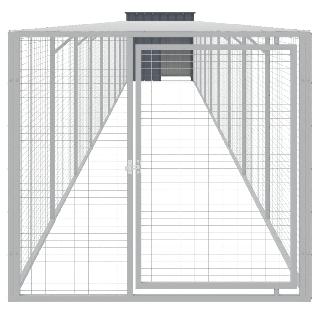 8720845917074_g_en_hd_1 vidaXL Chicken Cage with Run Anthracite 110x1017x110 cm Galvanised Steel - Image 3