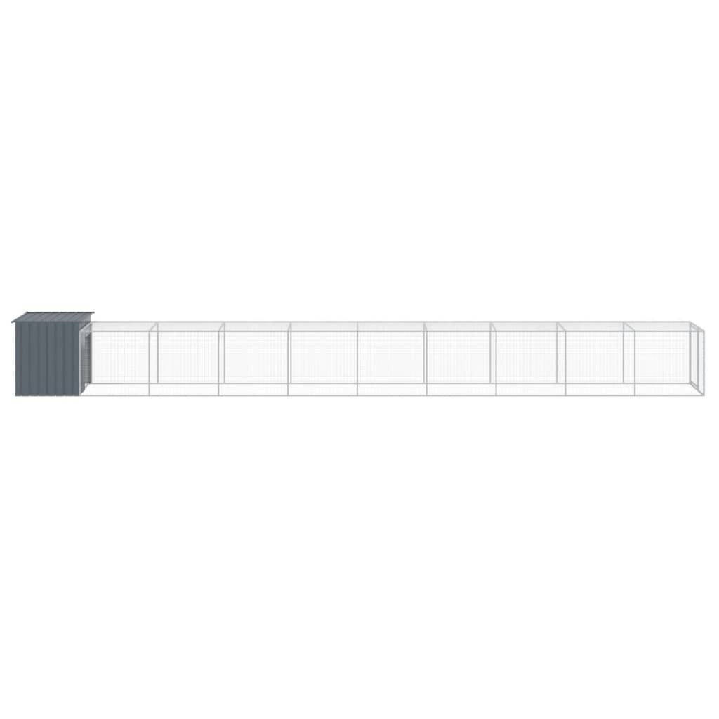 8720845917074_g_en_hd_2 vidaXL Chicken Cage with Run Anthracite 110x1017x110 cm Galvanised Steel - Image 4