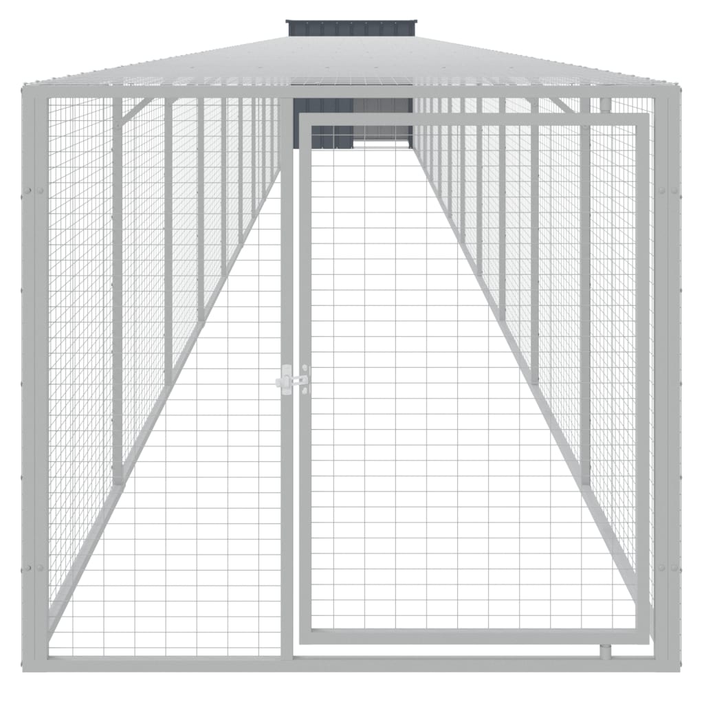 8720845917081_g_en_hd_1 vidaXL Chicken Cage with Run Anthracite 110x1221x110 cm Galvanised Steel - Image 3