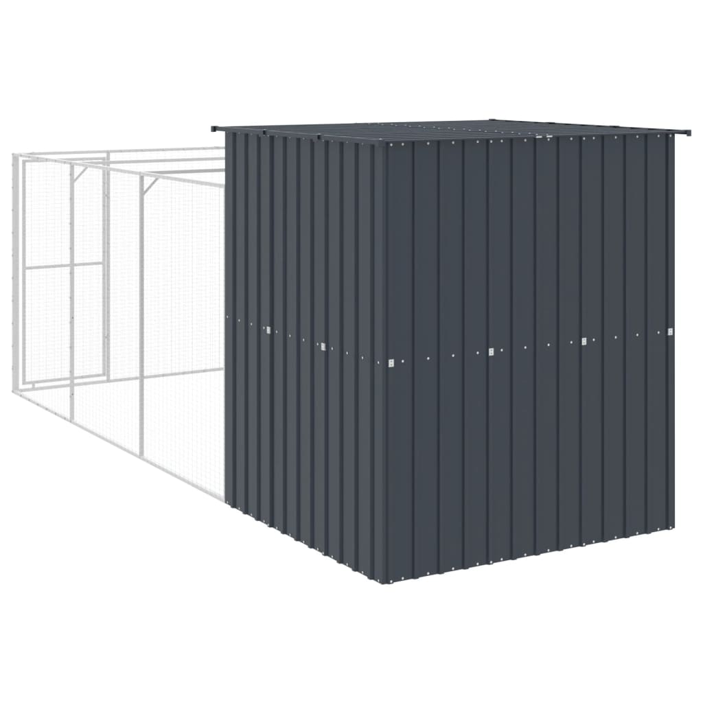 8720845917142_g_en_hd_3 vidaXL Dog House with Run Anthracite 165x455x181 cm Galvanised Steel - Image 5