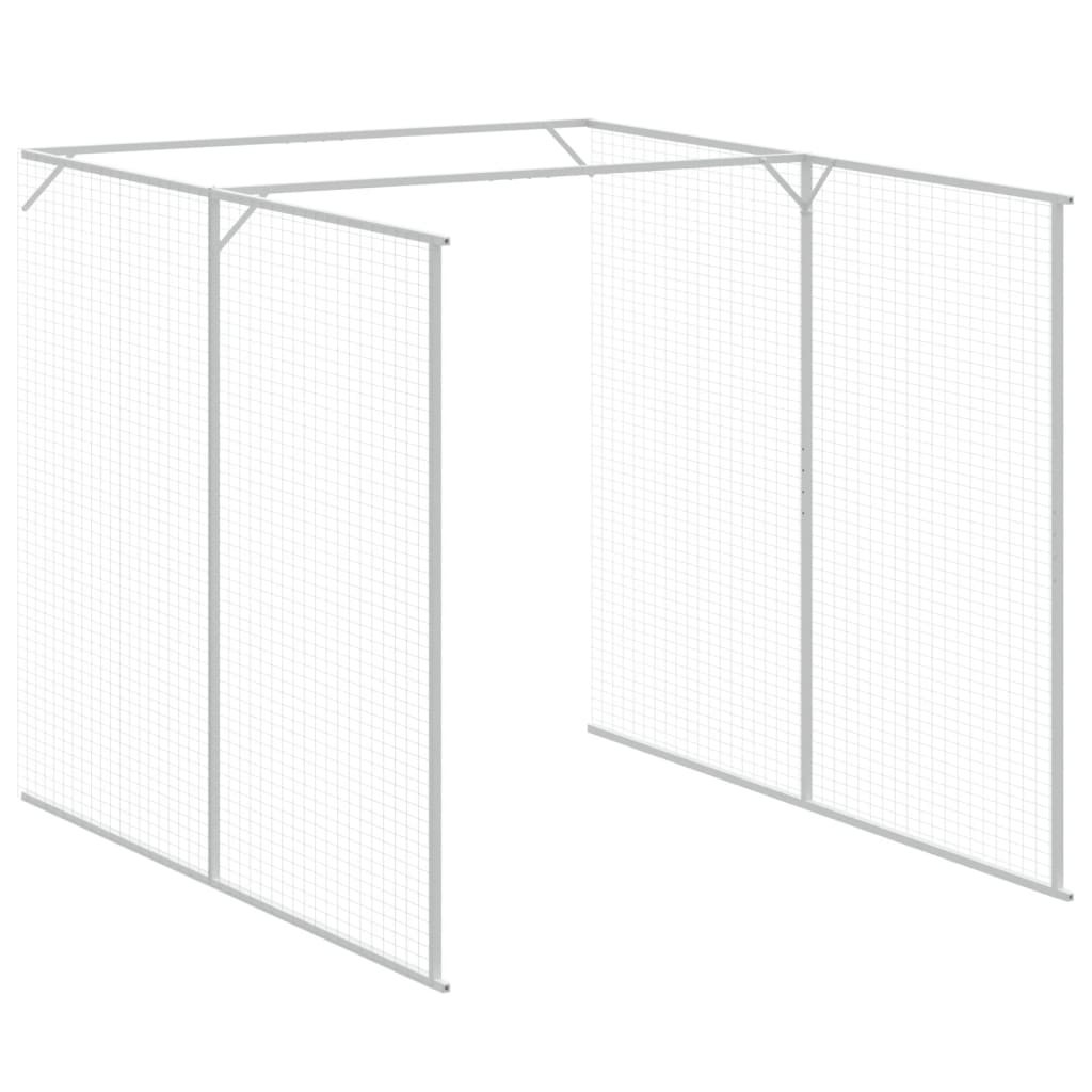 8720845917142_g_en_hd_5 vidaXL Dog House with Run Anthracite 165x455x181 cm Galvanised Steel - Image 7