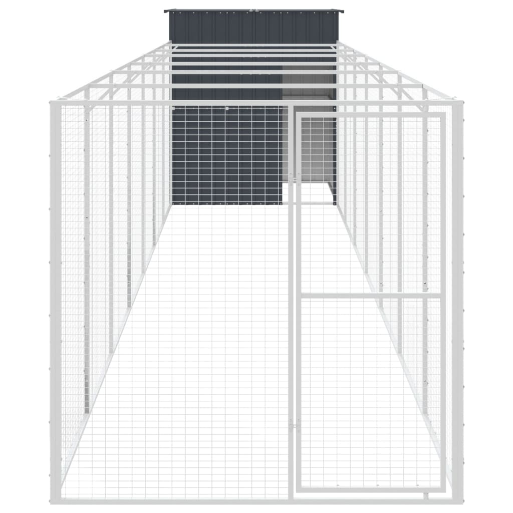 8720845917166_g_en_hd_1 vidaXL Dog House with Run Anthracite 165x863x181 cm Galvanised Steel - Image 3