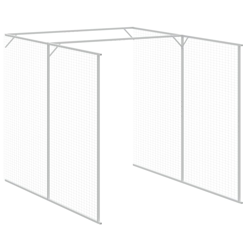 8720845917166_g_en_hd_5 vidaXL Dog House with Run Anthracite 165x863x181 cm Galvanised Steel - Image 7