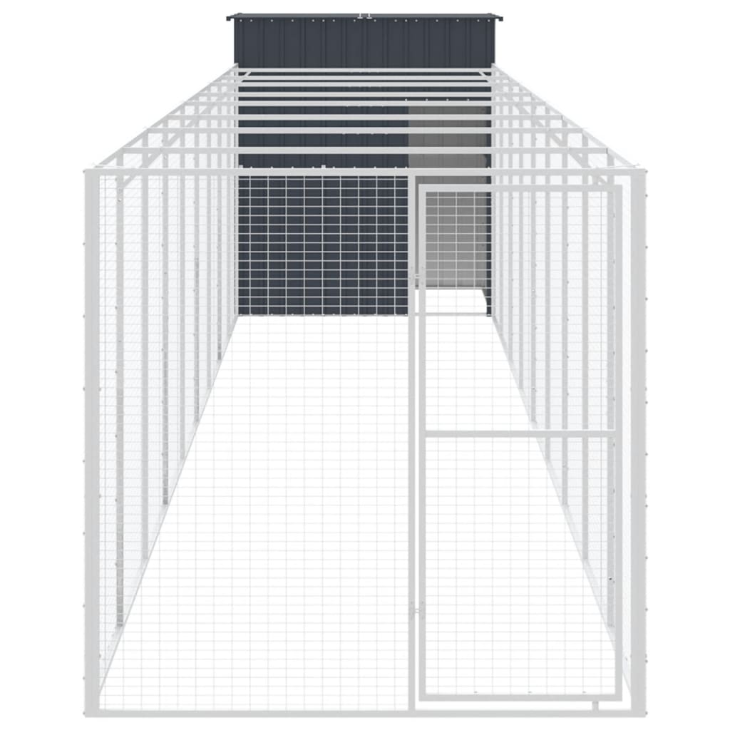 8720845917173_g_en_hd_1 vidaXL Dog House with Run Anthracite 165x1067x181 cm Galvanised Steel - Image 3