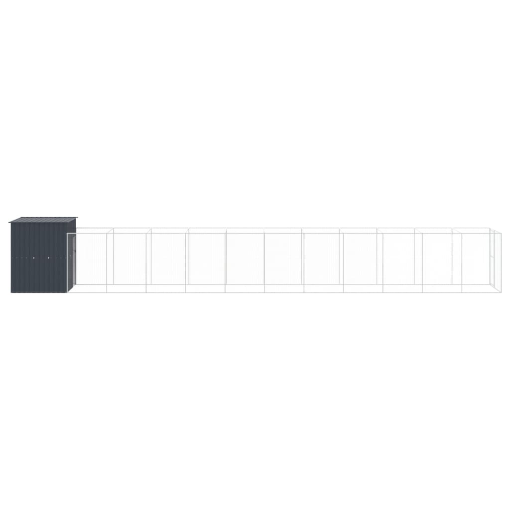 8720845917180_g_en_hd_2 vidaXL Dog House with Run Anthracite 165x1271x181 cm Galvanised Steel - Image 4