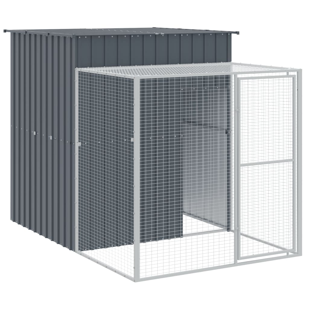 8720845917265_g_en_hd_4 vidaXL Chicken Cage with Run Anthracite 165x863x181 cm Galvanised Steel - Image 6