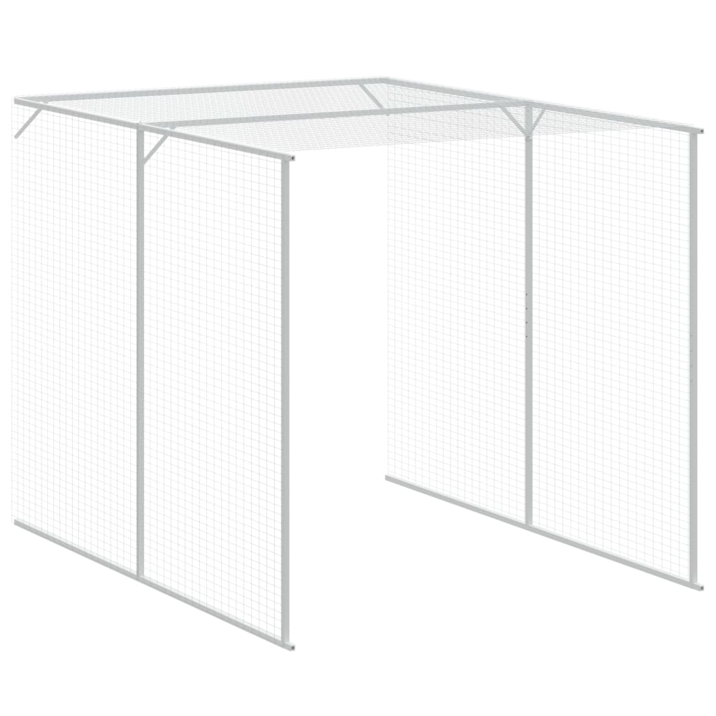 8720845917265_g_en_hd_5 vidaXL Chicken Cage with Run Anthracite 165x863x181 cm Galvanised Steel - Image 7