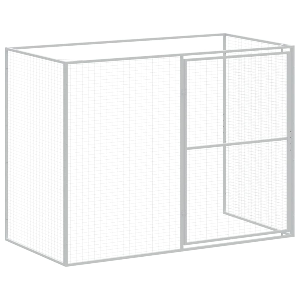 8720845917364_g_en_hd_6 vidaXL Dog House with Run Anthracite 214x661x181 cm Galvanised Steel - Image 8