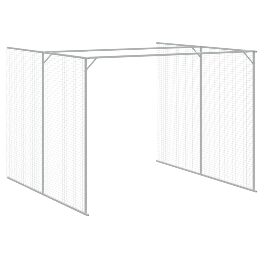 8720845917371_g_en_hd_5 vidaXL Dog House with Run Anthracite 214x865x181 cm Galvanised Steel - Image 7