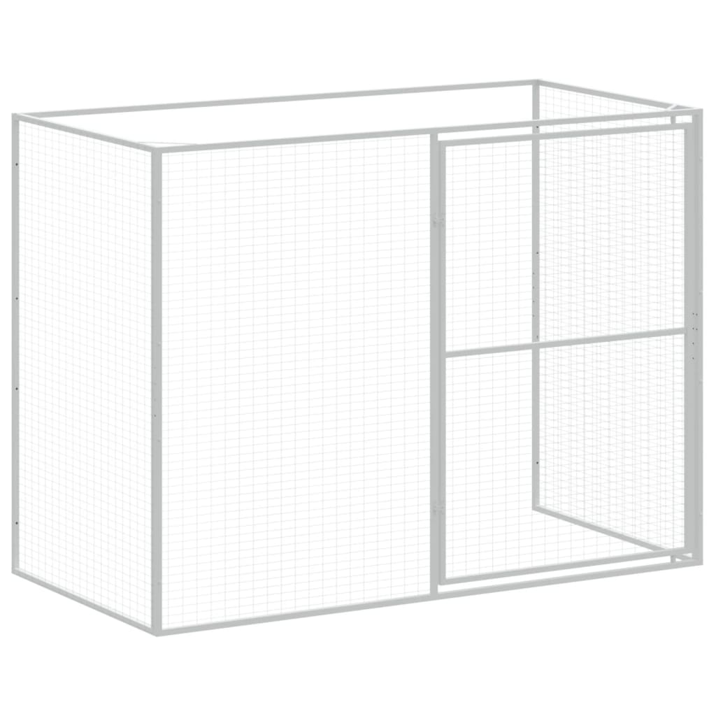 8720845917371_g_en_hd_6 vidaXL Dog House with Run Anthracite 214x865x181 cm Galvanised Steel - Image 8