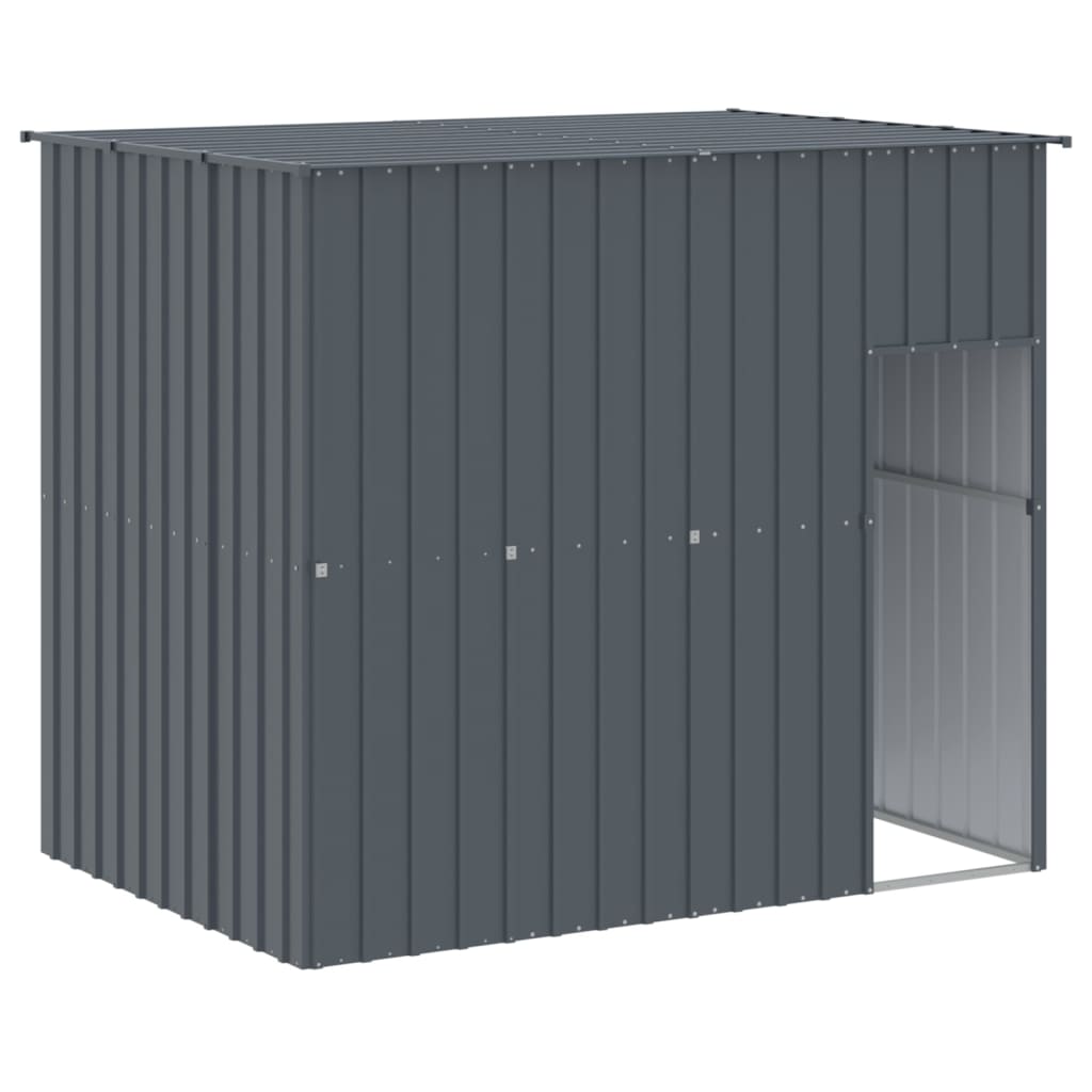 8720845917395_g_en_hd_4 vidaXL Dog House with Run Anthracite 214x1273x181 cm Galvanised Steel - Image 6
