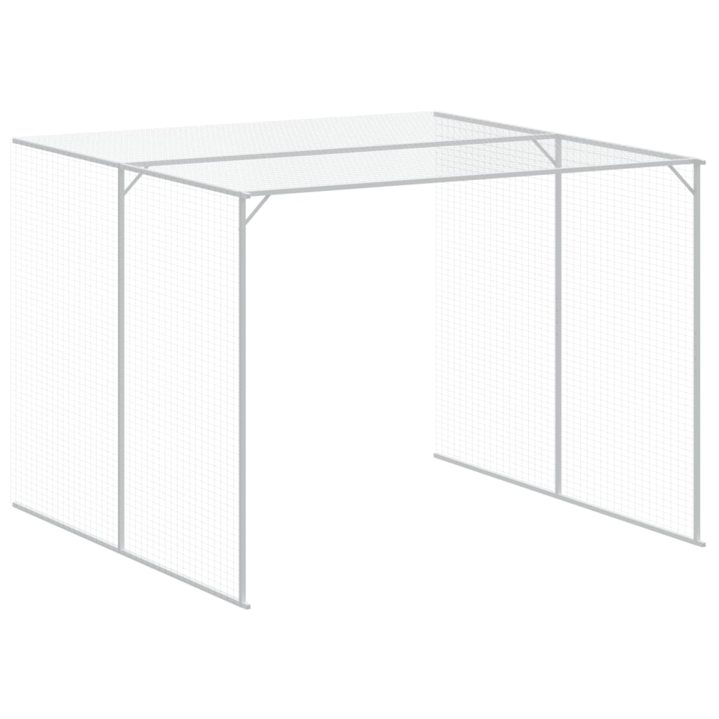 8720845917470_g_en_hd_5 vidaXL Dog House with Run Anthracite 214x457x181 cm Galvanised Steel - Image 7
