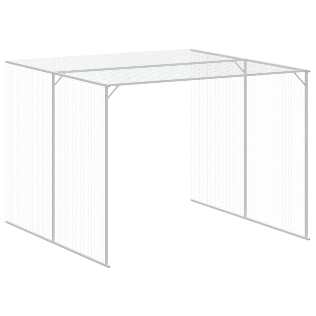 8720845917500_g_en_hd_5 vidaXL Dog House with Run Anthracite 214x1069x181 cm Galvanised Steel - Image 7