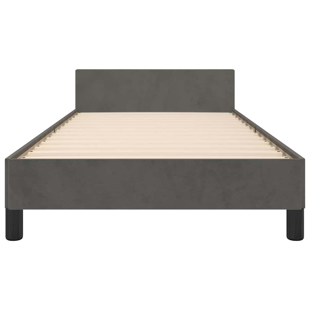 8720845920494_g_en_hd_4 vidaXL Bed Frame without Mattress Dark Grey King Single Size Velvet - Image 6